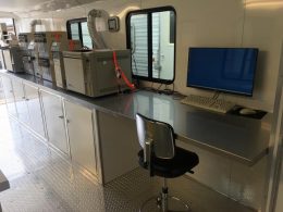 Pace Testing Lab Mobile lab interior – Pace Analytical