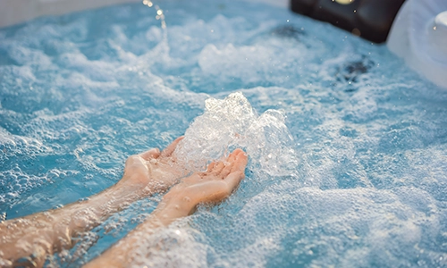 person sitting in hotel hot tub. Waterborne diseases, Waterborne pathogens, List of waterborne diseases