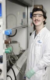 Pace Scientist smiling at camera in laboratory. drinking water testing, water analysis, PFAS in drinking water
