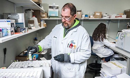 Pace Scientist working in laboratory. what is asbestos, testing for asbestos, asbestos tests, asbestos testing services