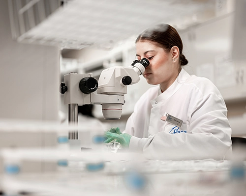 Pace Scientist working in Laboratory. Fracking, Bedrock rock, Mining Waste, Mining Overburden, Waste Rock