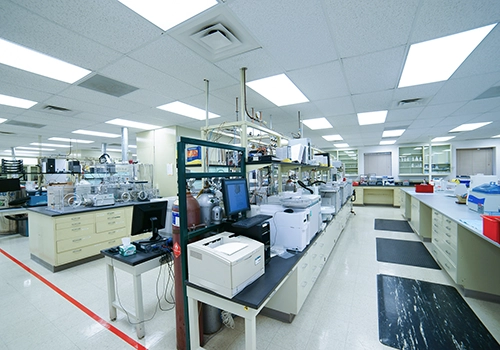 laboratory with rows of instruments. calibration services, instrument calibration, instrument calibration services, temperature mapping, lab calibration, laboratory calibration services