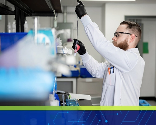 Pace Scientist working in laboratory