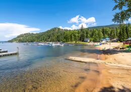 Summer fun at camp along lake shore. Paceº Services for Fecal Source Tracking. Hospitality Industry.
