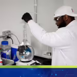 Pace® Ultra Short Chain PFAS Testing. Pace Scientist working in laboratory.