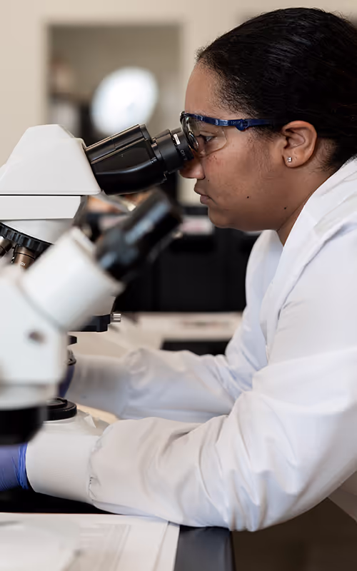 Pace® Legionella Testing and Regulation. Pace® Scientist working in laboratory.