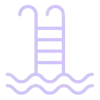 Pool Ladder icon representing Resorts. Hospitality Industry.